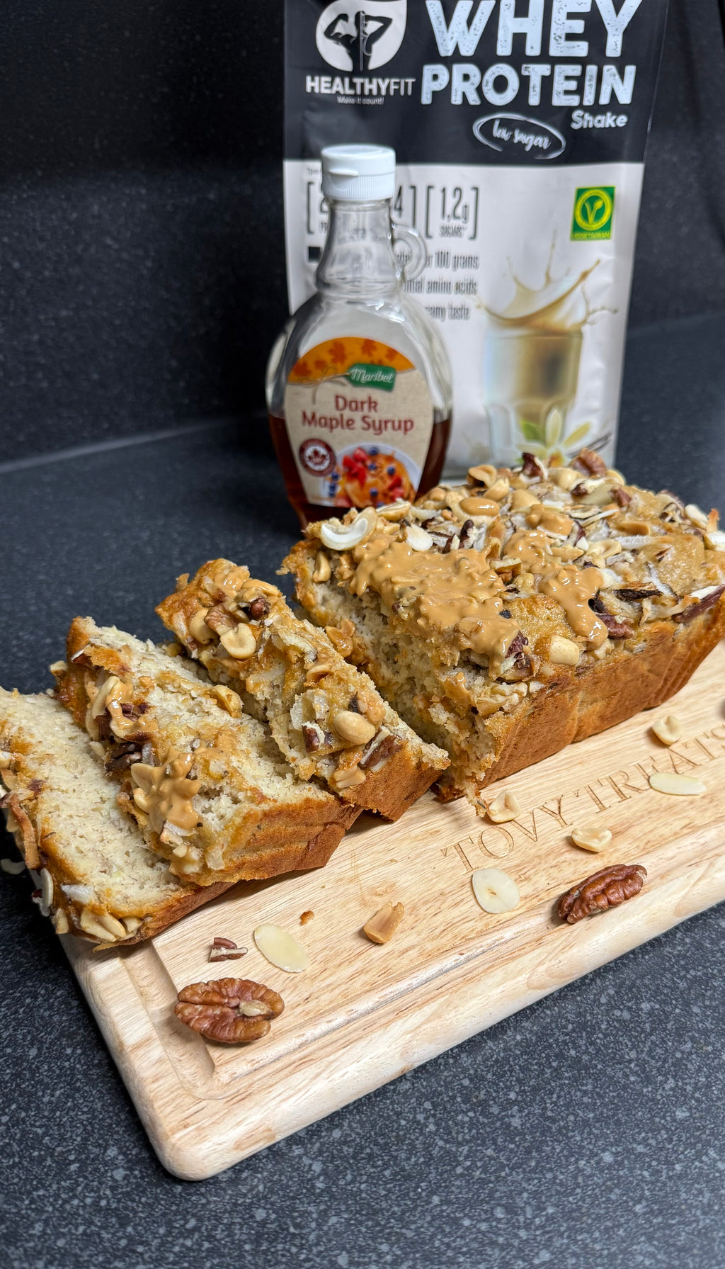 High Protein Banana Loaf