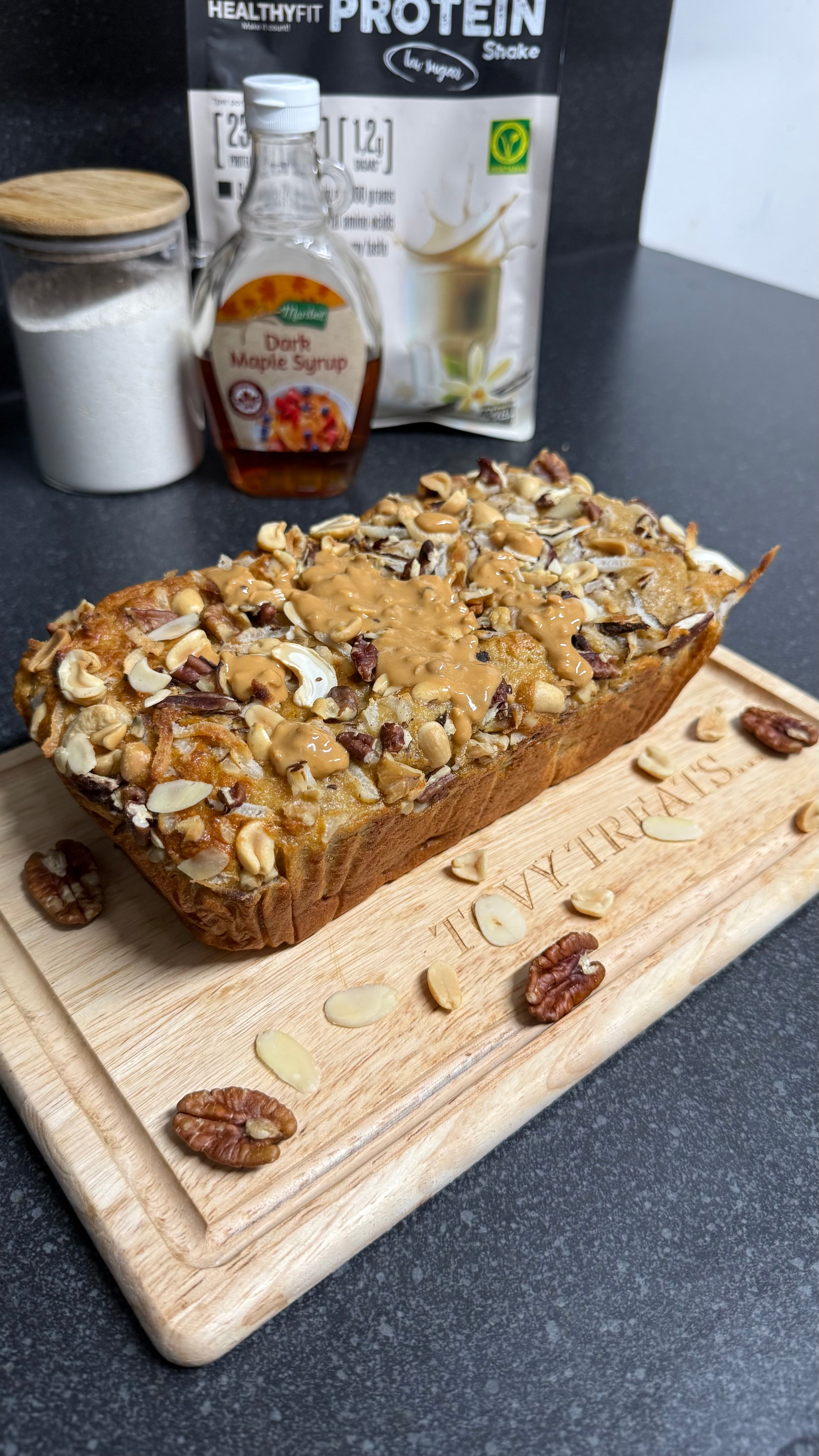 High Protein Banana Loaf